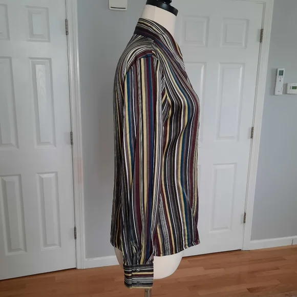 Express Silk button-down down shirt - Picture 4 of 10